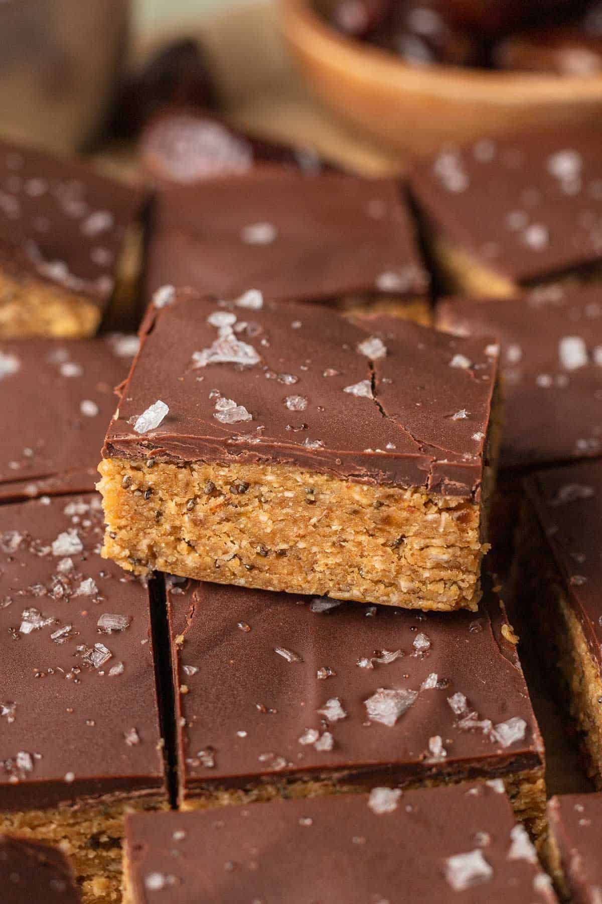 Ingredient No-Bake Peanut Butter Energy Bars for Sustained Fuel